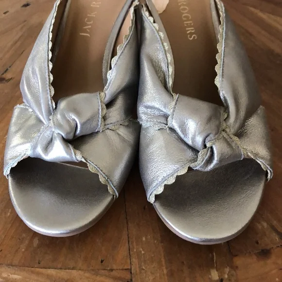 JACK ROGERS BLOCK HEELED MULE SIZE 9 - Picture 3 of 8